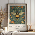 William Morris Wall Art, Bee Print, British Countryside, UNFRAMED