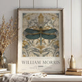 William Morris Dragonfly Print, British Countryside Poster, UNFRAMED