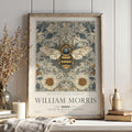 William Morris Bee Print, British Countryside Wall Art, UNFRAMED